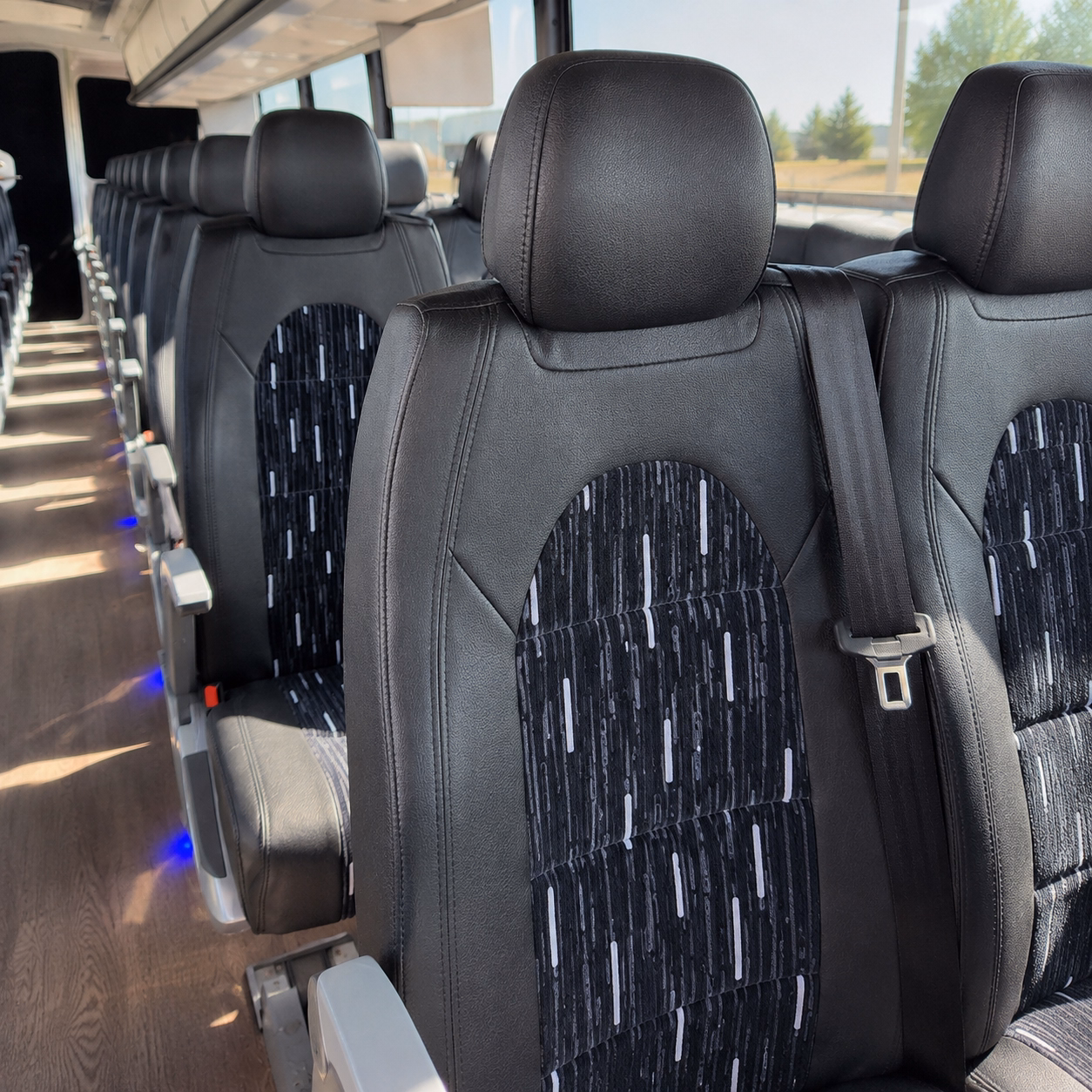 colton long distance transportation onboard seating