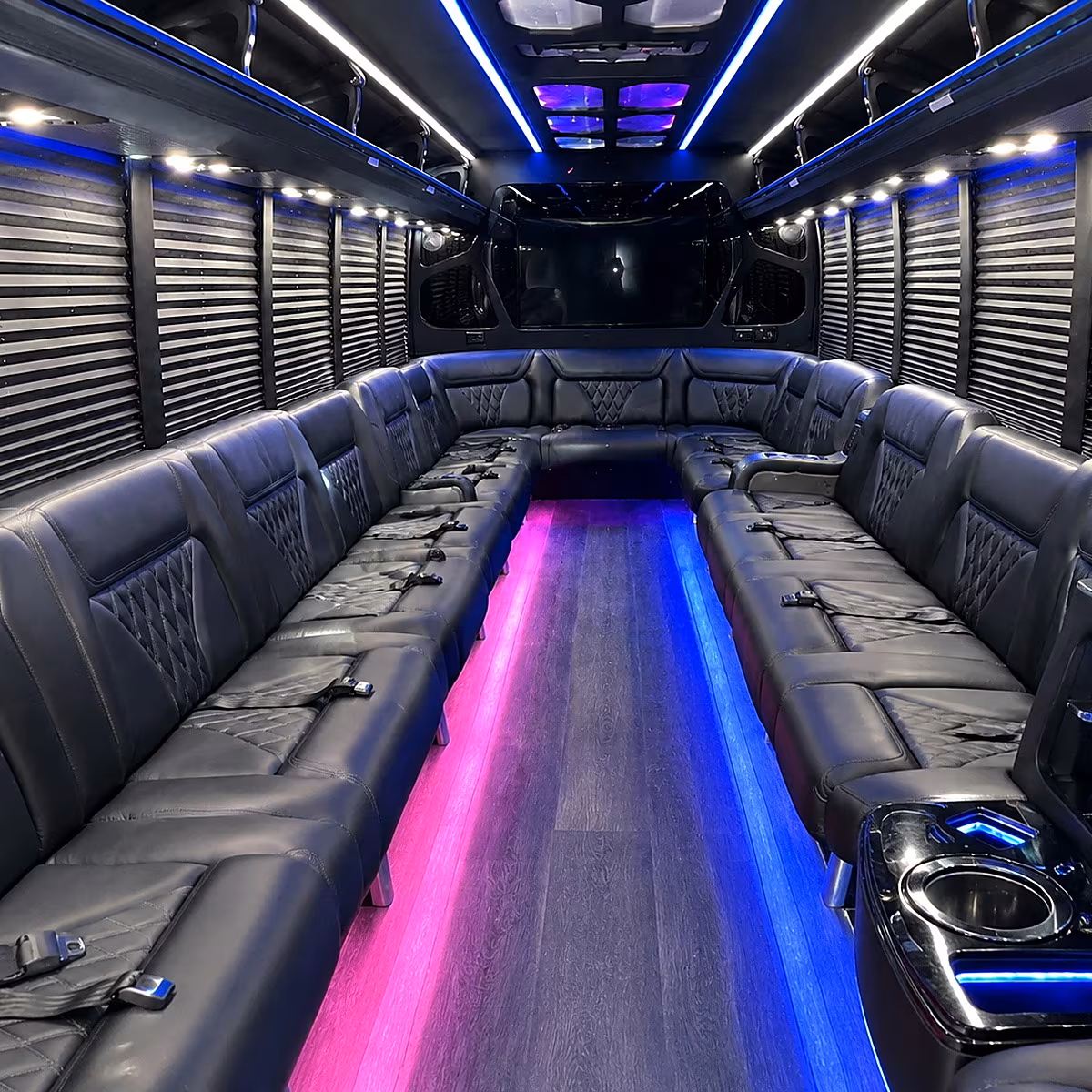 colton party bus rentals inside