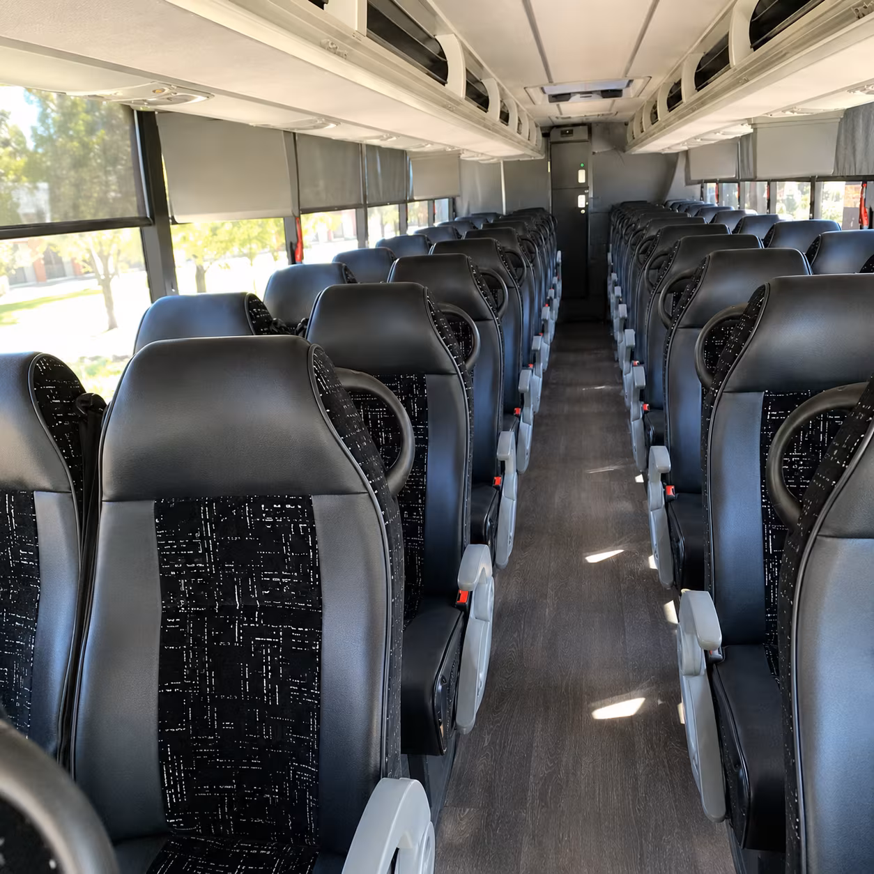 race day at auto club speedway is better on a charter bus